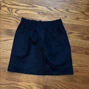 J crew navy skirt with pockets
